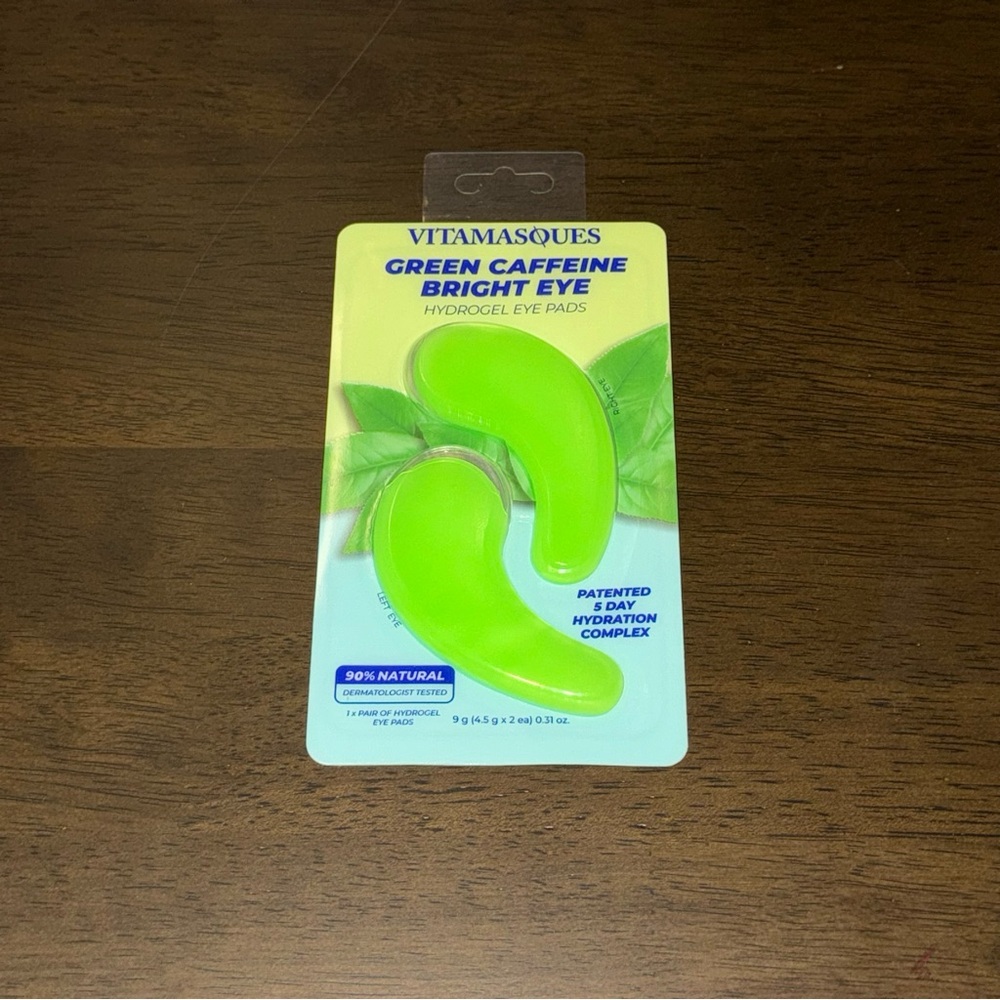 Vitamasques Green Caffeine Bright Eye Hydrogel Eye Pads